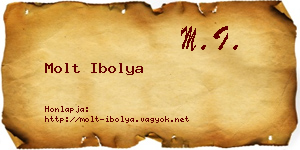 Molt Ibolya névjegykártya